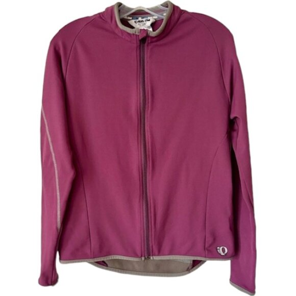 Pearl Izumi Fleece-Lined Full-Zip Cycling Jacket - Plum/Gray - XL - Picture 1 of 10